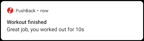 Message is sent after 10 seconds